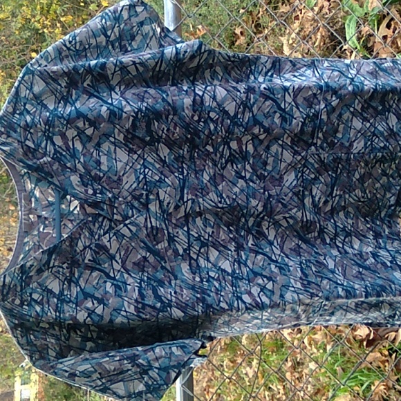 🩺 WS Fundamentals mauve, blue and plum purple scrubs set size small - Picture 4 of 12